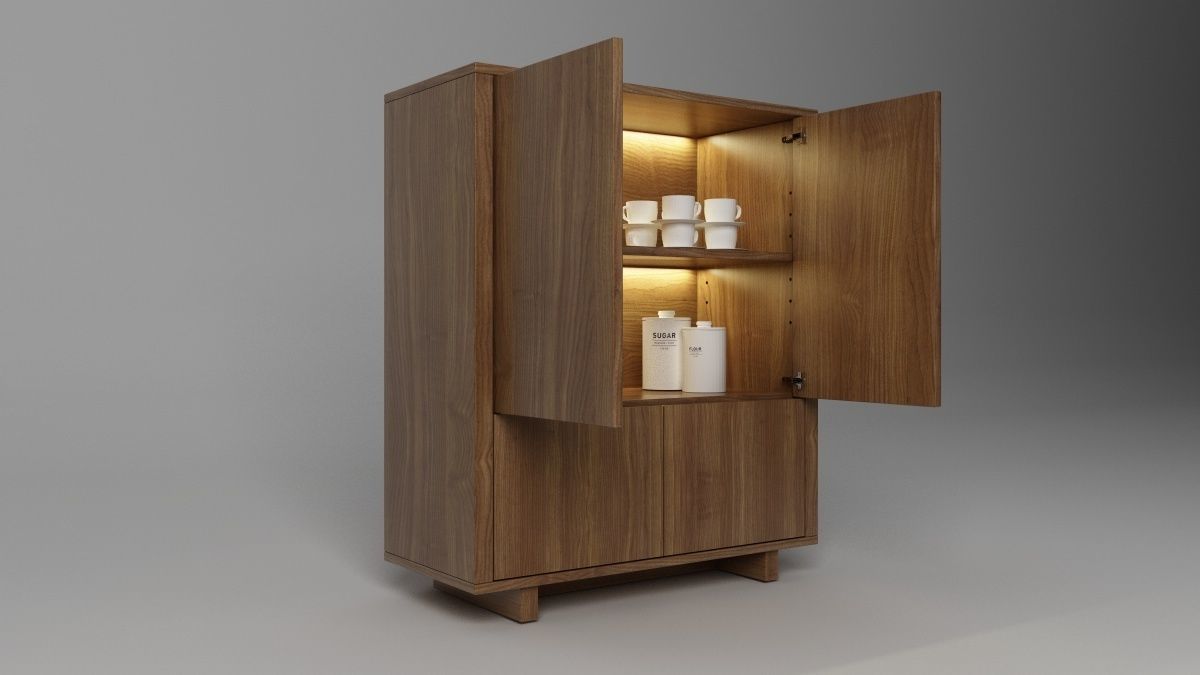 StockholmCabinet Storage Unit 3D model_8