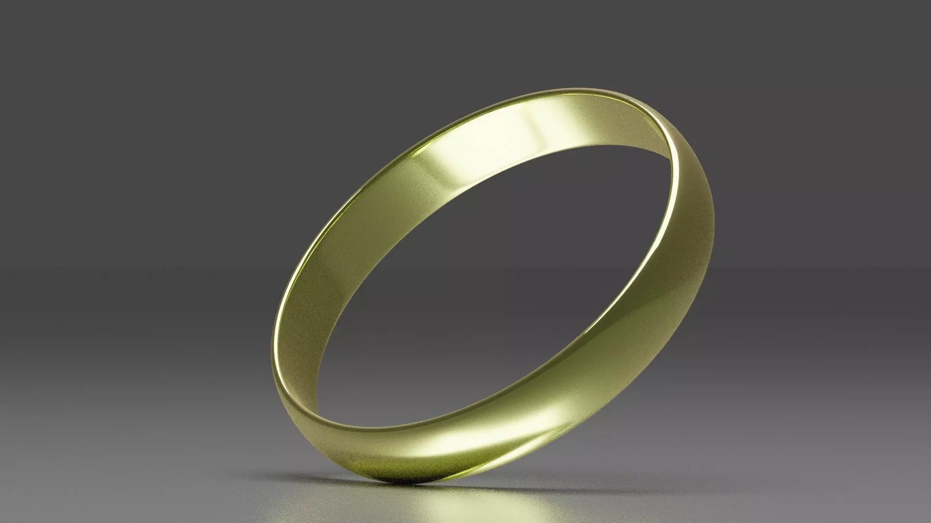 Classic Simple Gold Ring 3D Print Model Printable 3D print model_0