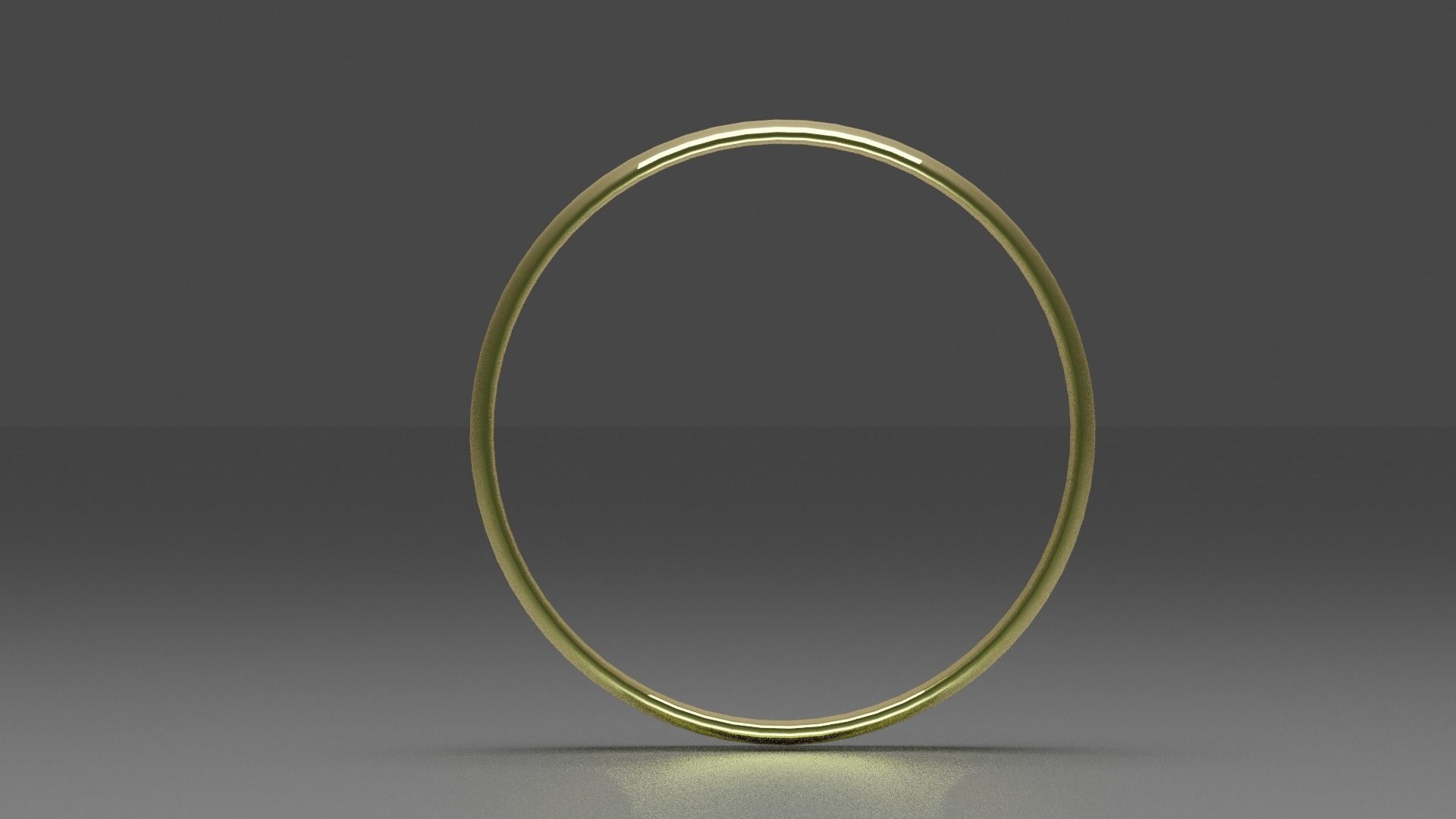Classic Simple Gold Ring 3D Print Model Printable 3D print model_4