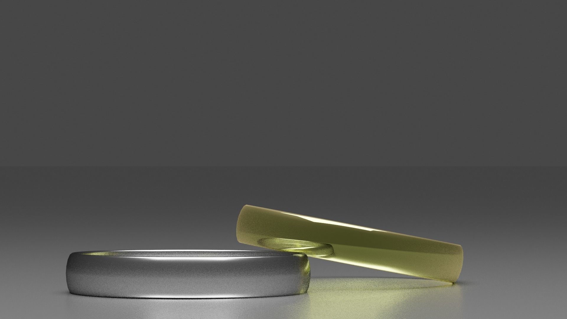 Classic Simple Gold Ring 3D Print Model Printable 3D print model_3