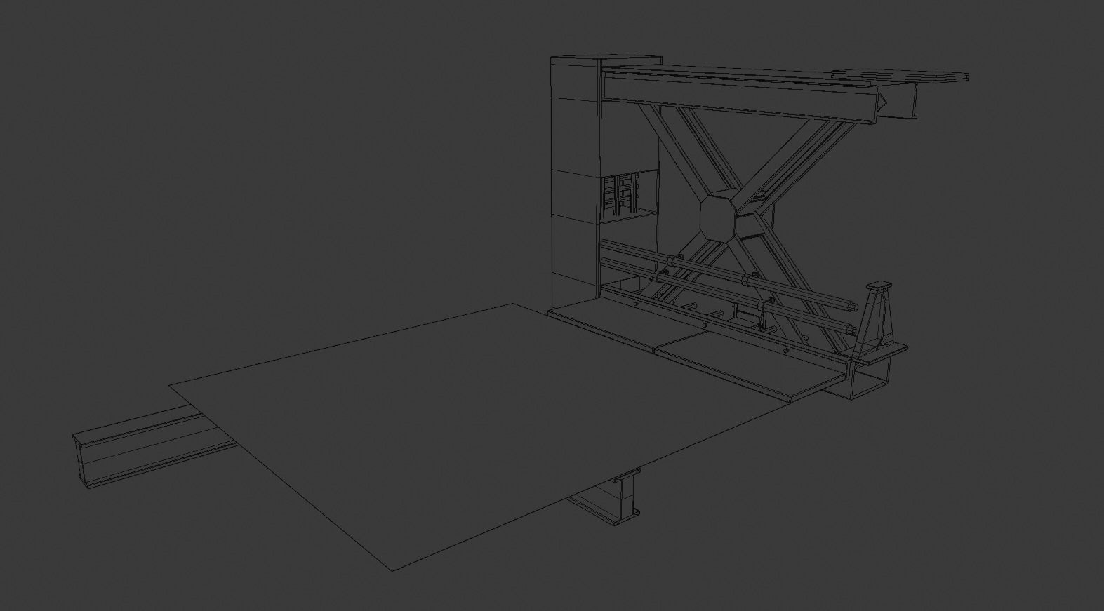 Old Bridge-Modular Low-poly 3D model_4