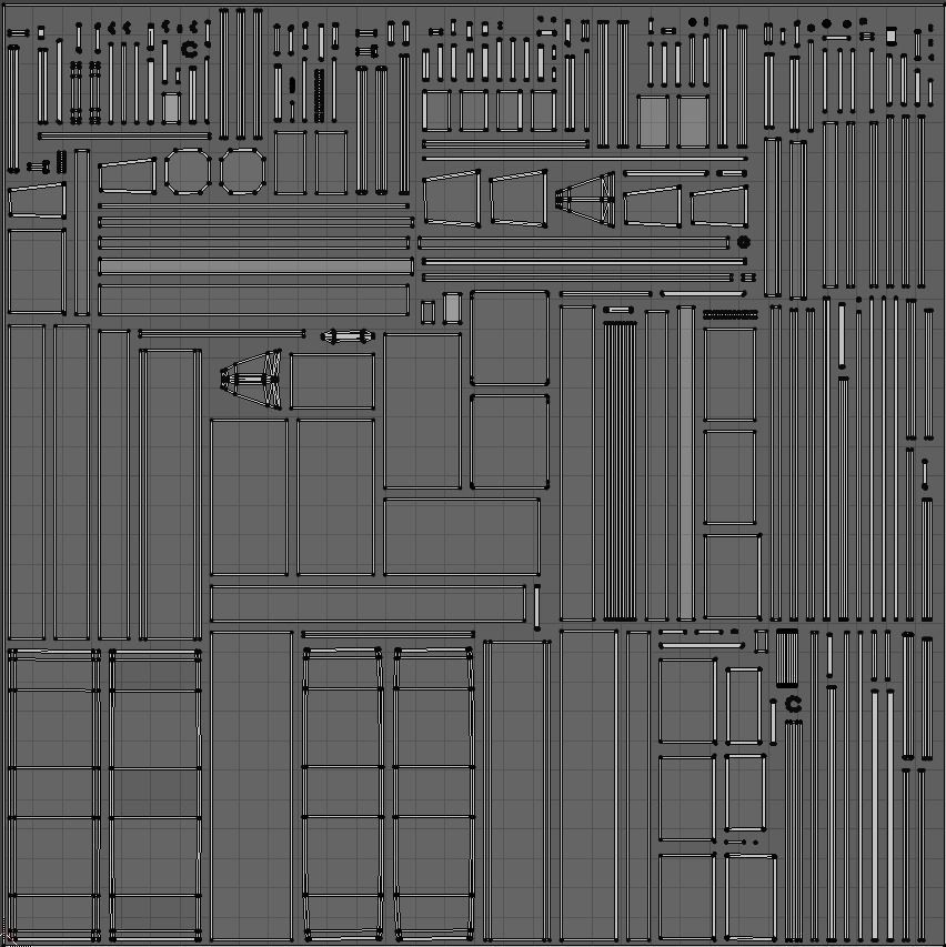 Old Bridge-Modular Low-poly 3D model_10