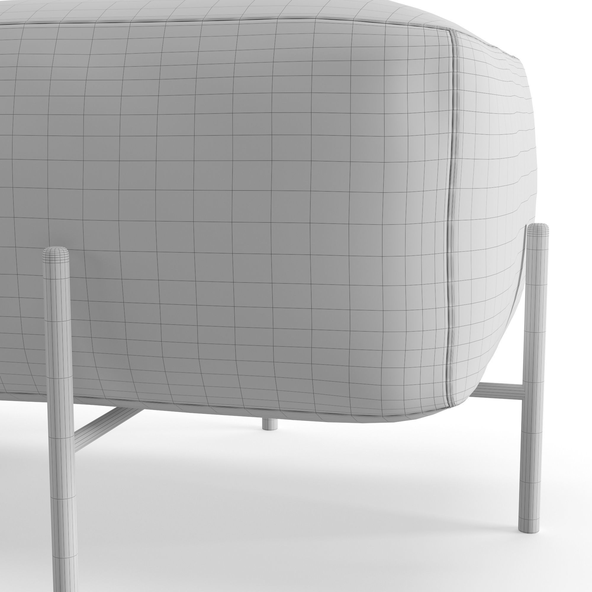 Bench Teirtu 3D model_5