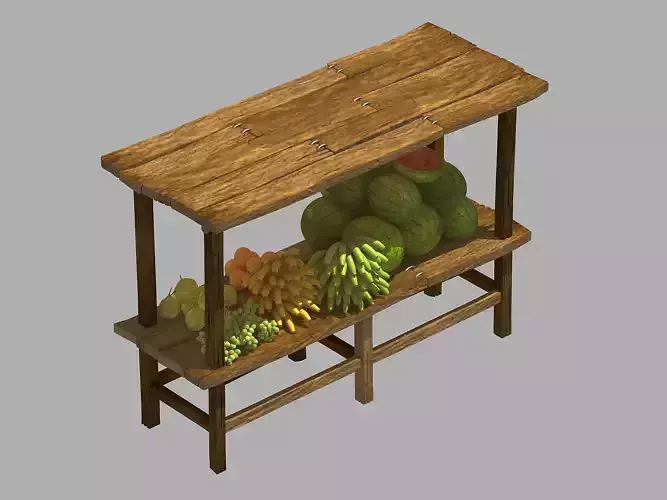 Dynasty Vendor - Ground Floor - Fruit Stand
