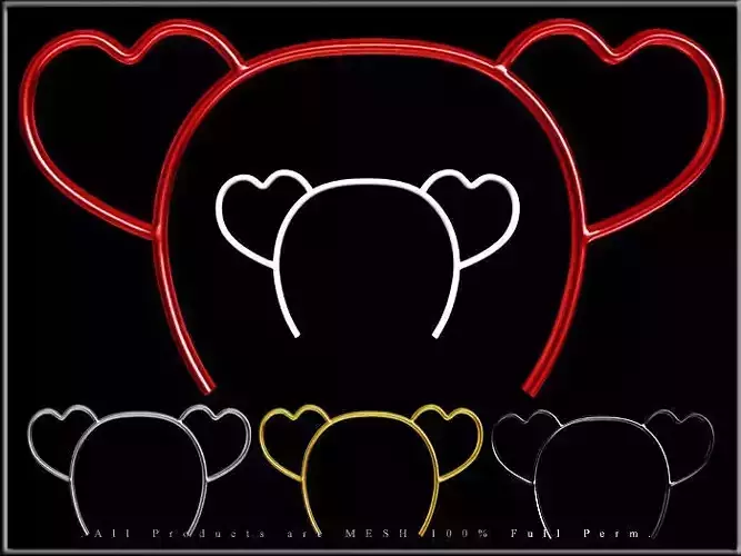 Heart Ears Headband 02