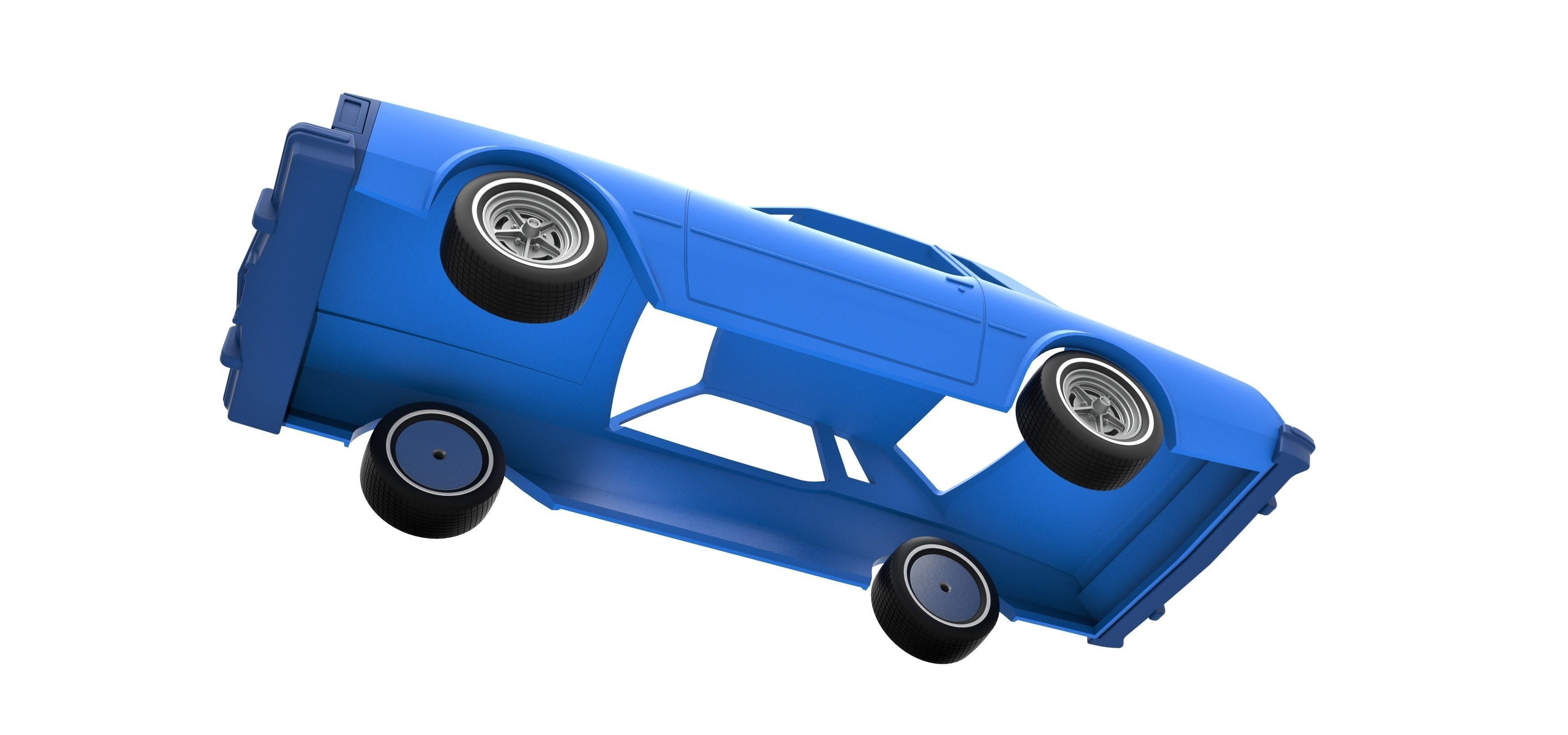 Shell and wheels Buick Regal 1977 Scale 1 to 25 3D print model_14