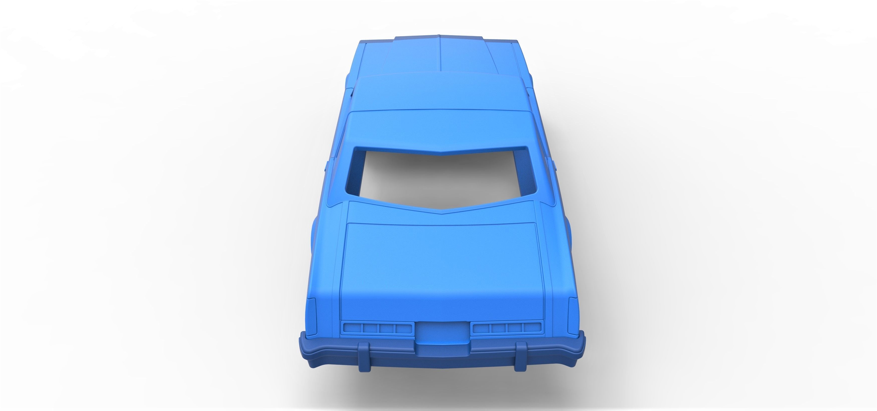 Shell and wheels Buick Regal 1977 Scale 1 to 25 3D print model_12