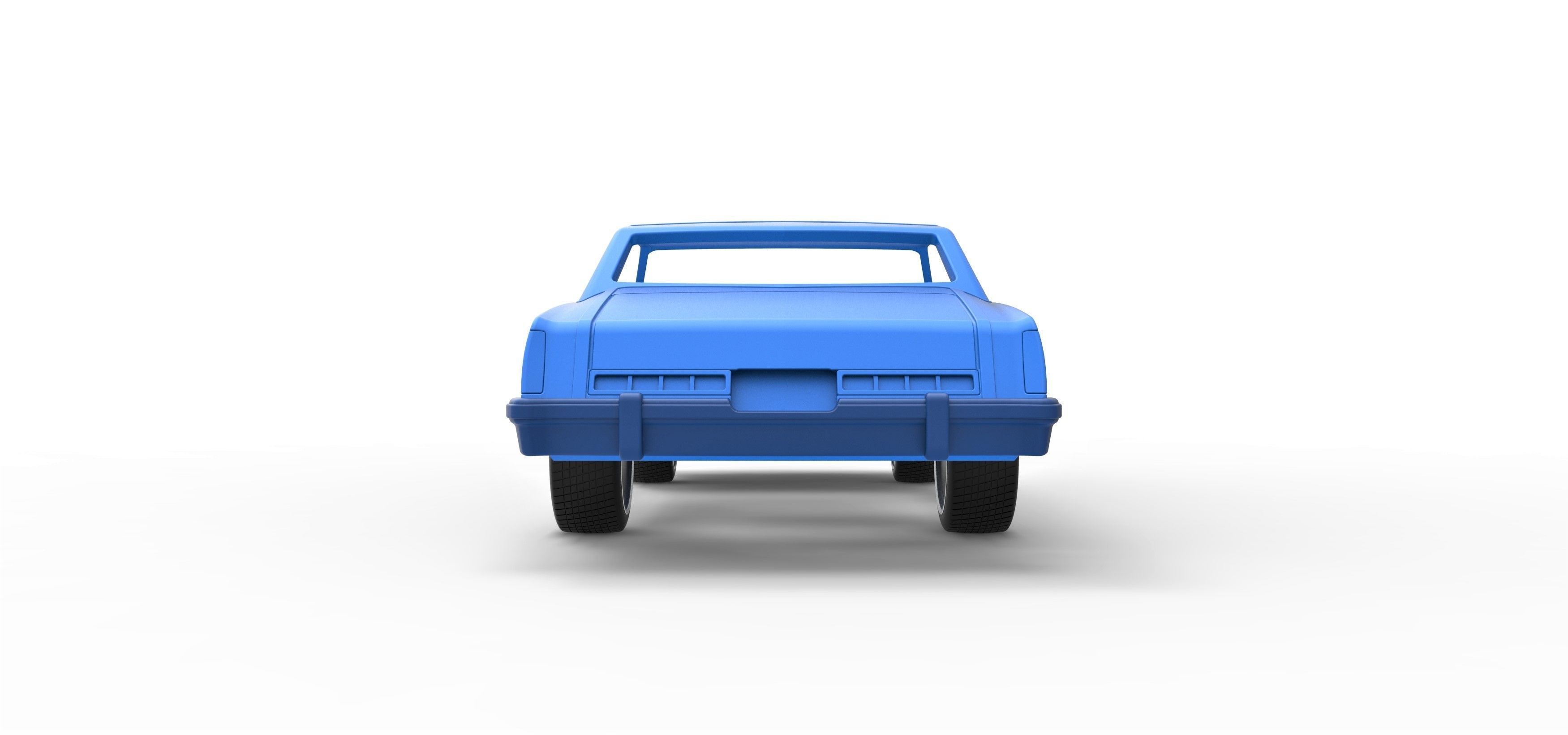 Shell and wheels Buick Regal 1977 Scale 1 to 25 3D print model_13