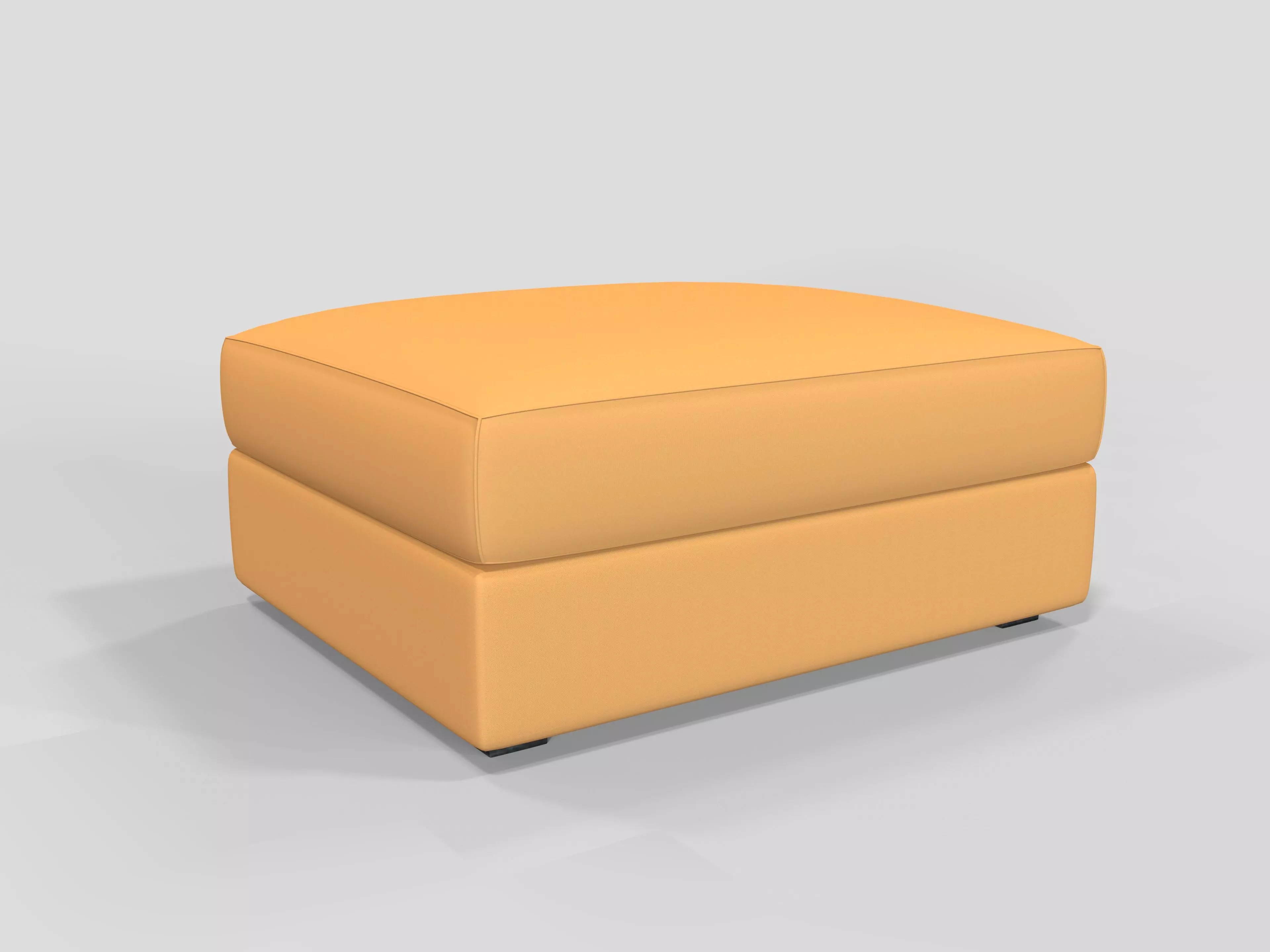 Sofa Pouf Large Seater Low-poly 3D model