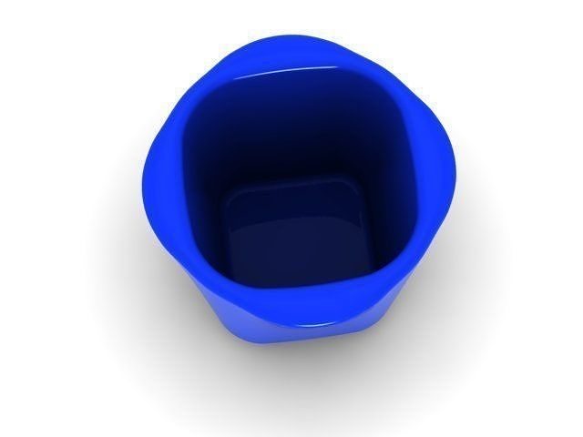 pot 6 plastic cup 3D print model