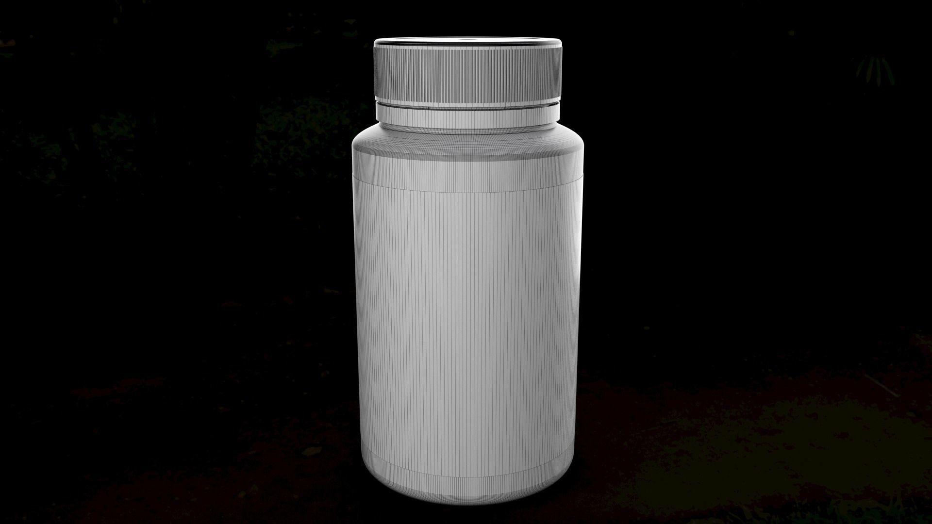 bottle water 3D model_3