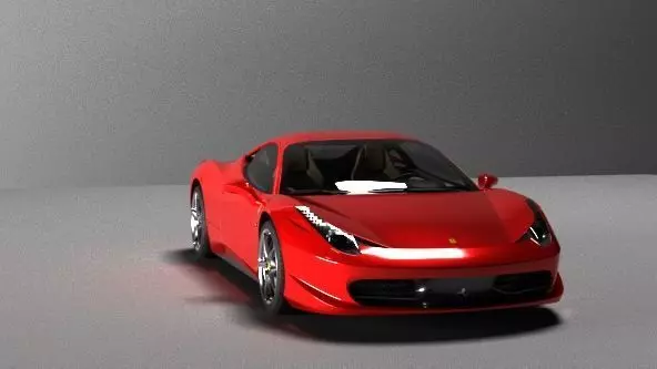 Ferarri Italia Model 3D model_0