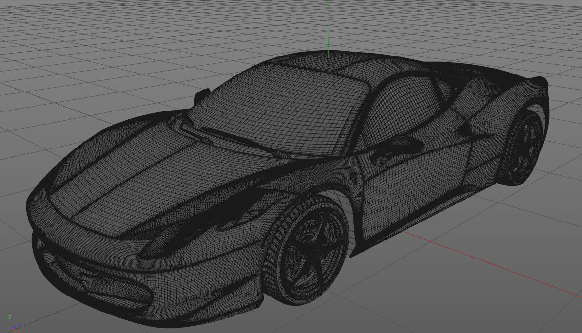 Ferarri Italia Model 3D model_2