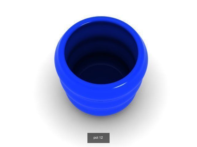 25 pots for 3d printing 3D Model Collection_25