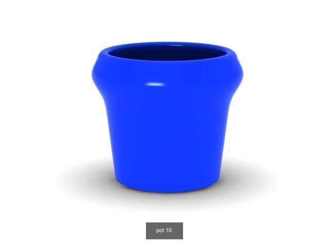 25 pots for 3d printing 3D Model Collection_27