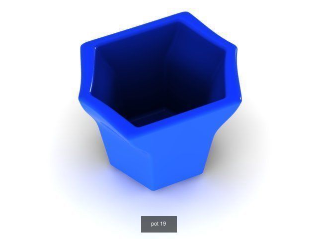 25 pots for 3d printing 3D Model Collection_18