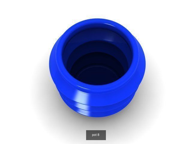 25 pots for 3d printing 3D Model Collection_5