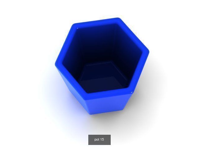 25 pots for 3d printing 3D Model Collection_22