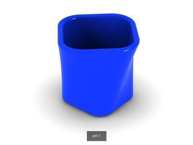 25 pots for 3d printing 3D Model Collection_28