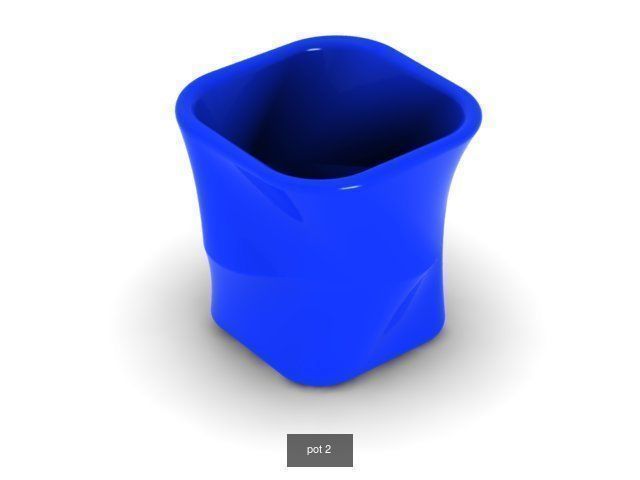 25 pots for 3d printing 3D Model Collection_17
