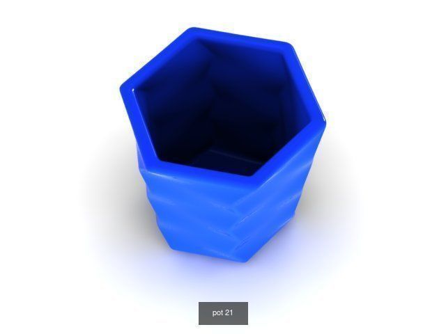 25 pots for 3d printing 3D Model Collection_15
