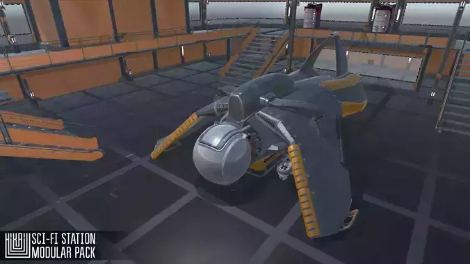 Sci-fi station - modular pack