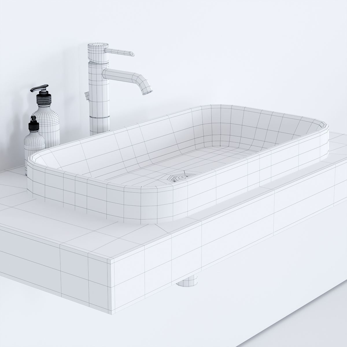 GALASSIA MEG11 Washbasin 3D model_4