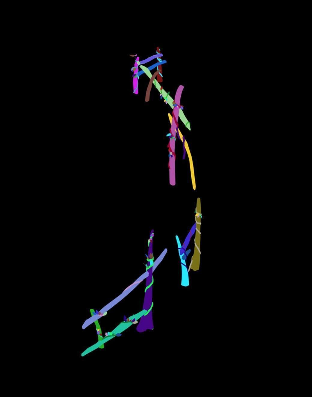 Dynasty Forgetful Forest - Bamboo Railing 23 3D model_2