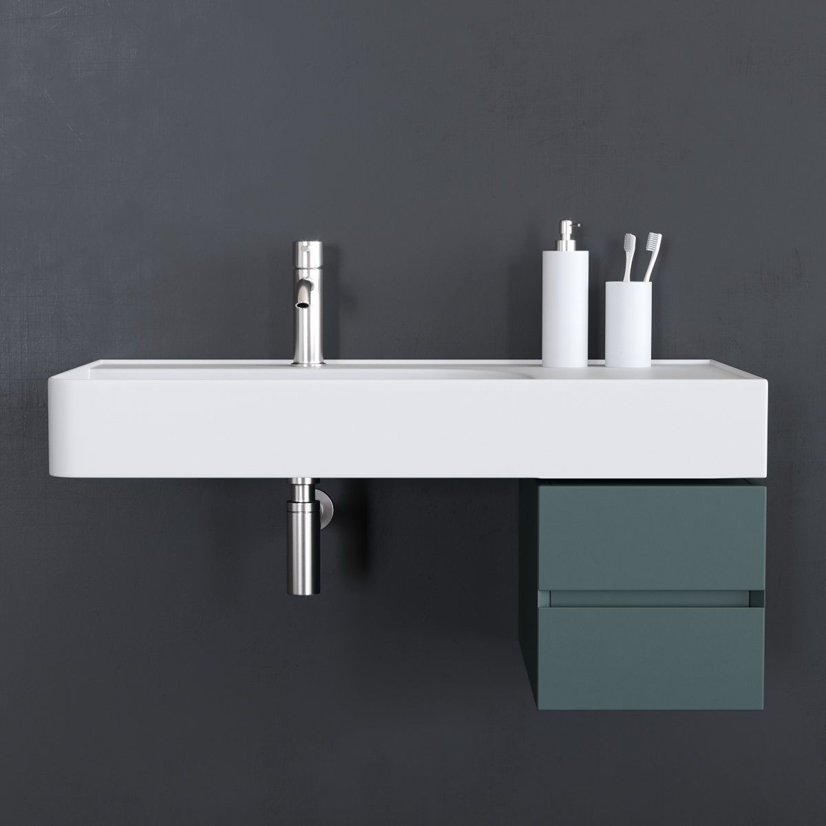 Esedra by SDR Ceramiche Revolution Washbasin 3D model_2