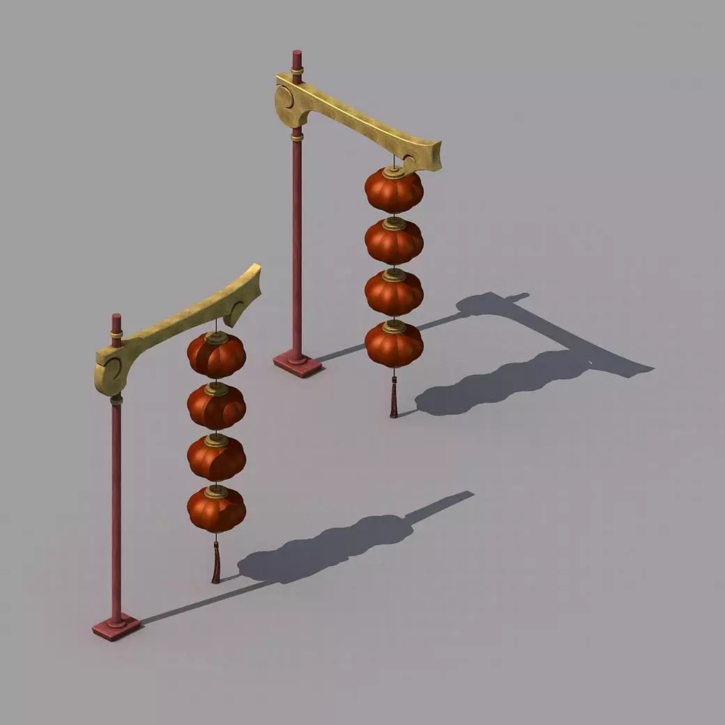 Dynasty Yanfu - lantern 01 3D model_0