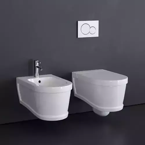 Ceramica Cielo Opera wall-hung bidet and toilet