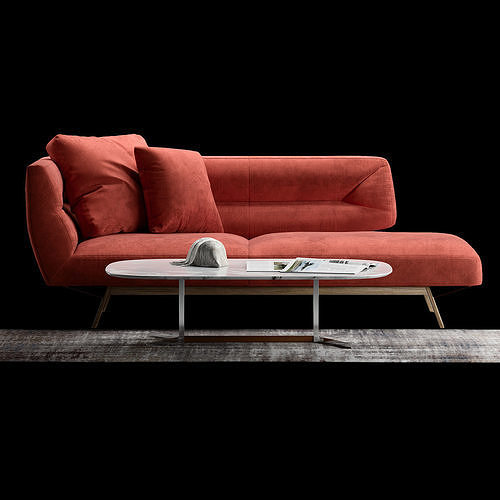 Natuzzi Positano sofa 3D model