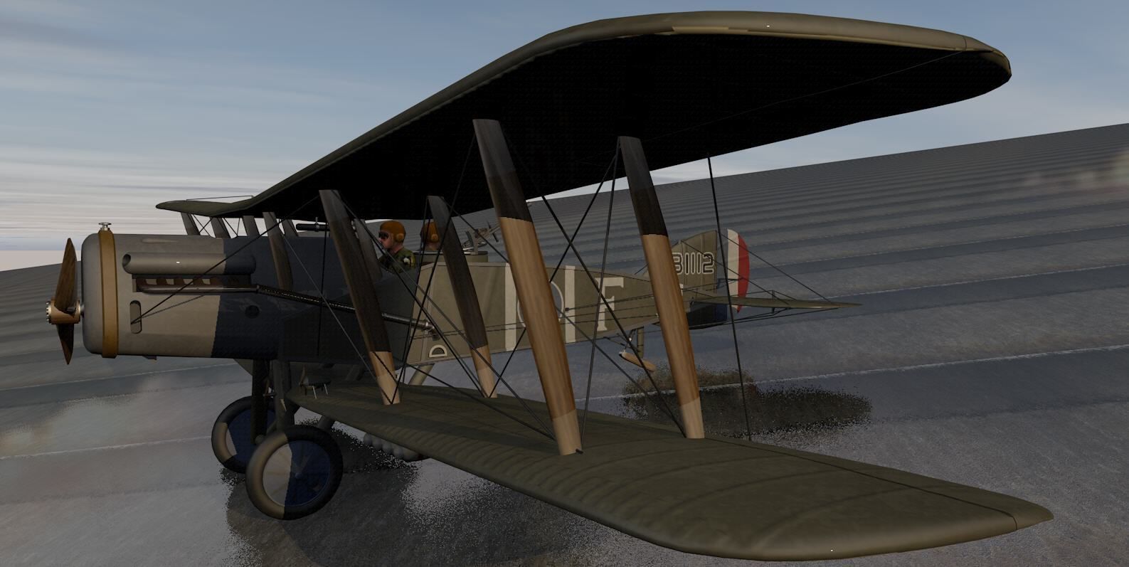 Bristol F-2B 3D model_2