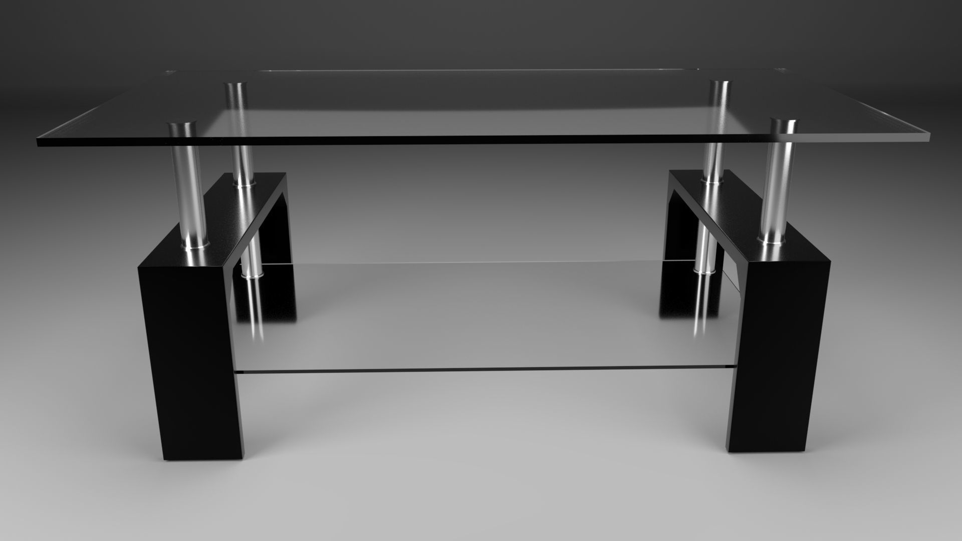 Glass Tabel 3D model_1