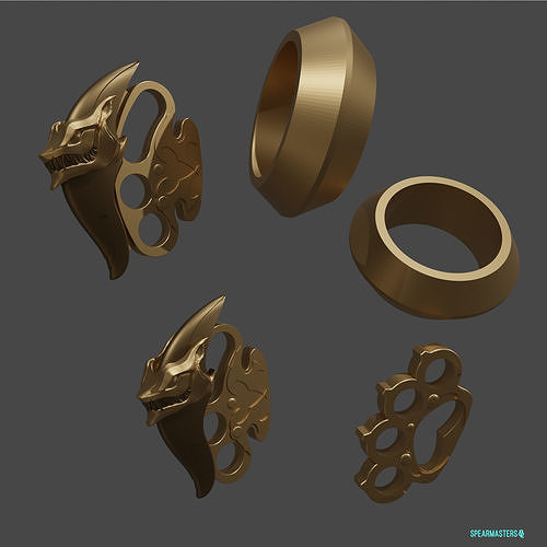 Sett League of Legends LOL Cosplay separate for printing 3D print model