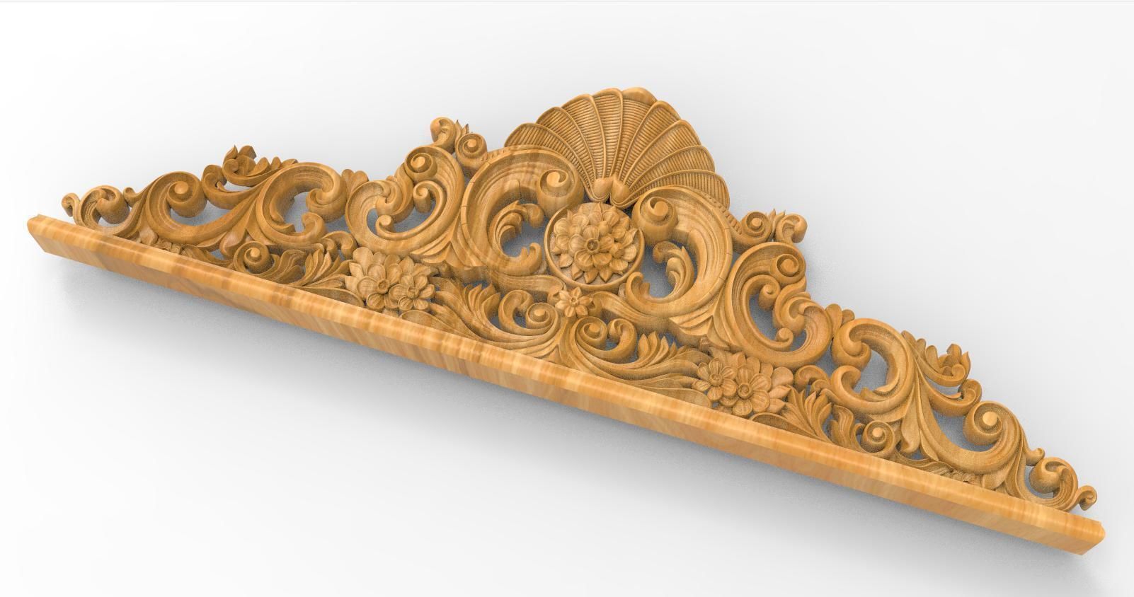 Arc  ornament 3D print model_3