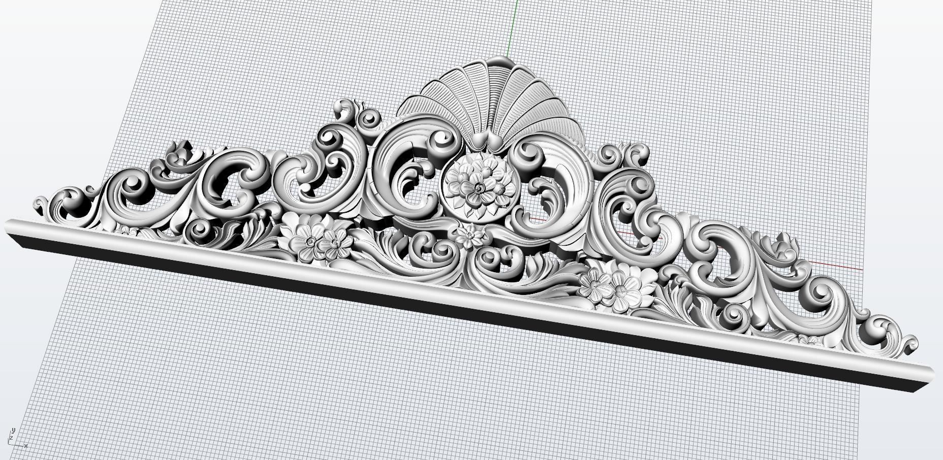 Arc  ornament 3D print model_1