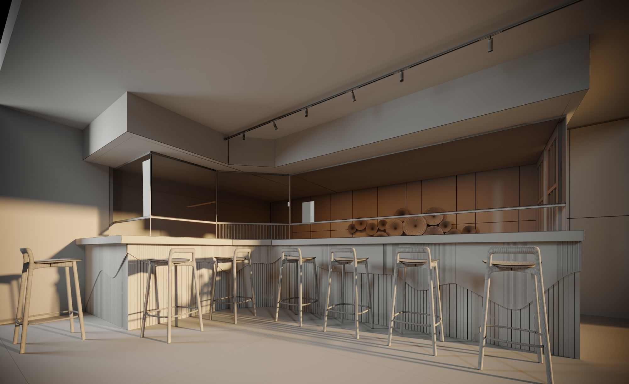 Bar-Set bar 3D model_3