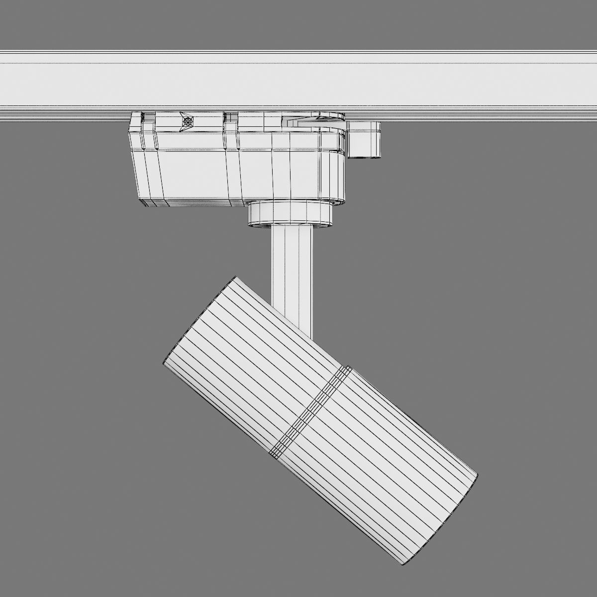 2272xx Volta Lightstar LED lamp for 1-phase track 3D model_9