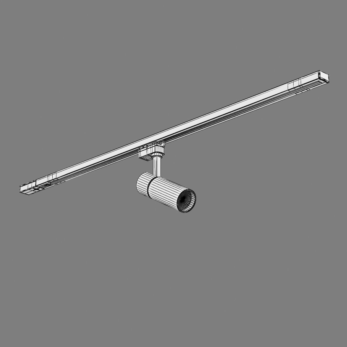 2282xx Volta Lightstar LED lamp for 1-phase track 3D model_6