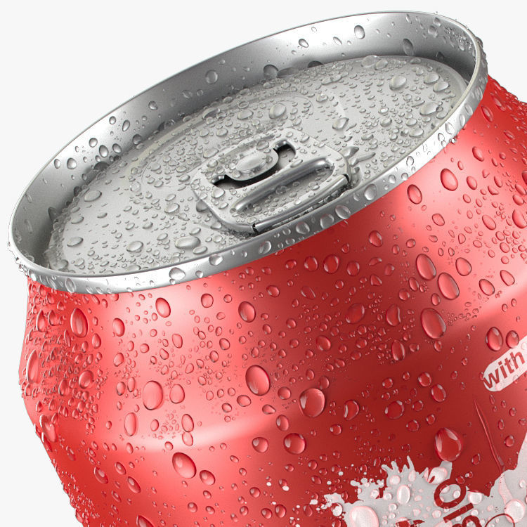 Can With Water Droplets 250ml 3D model_1