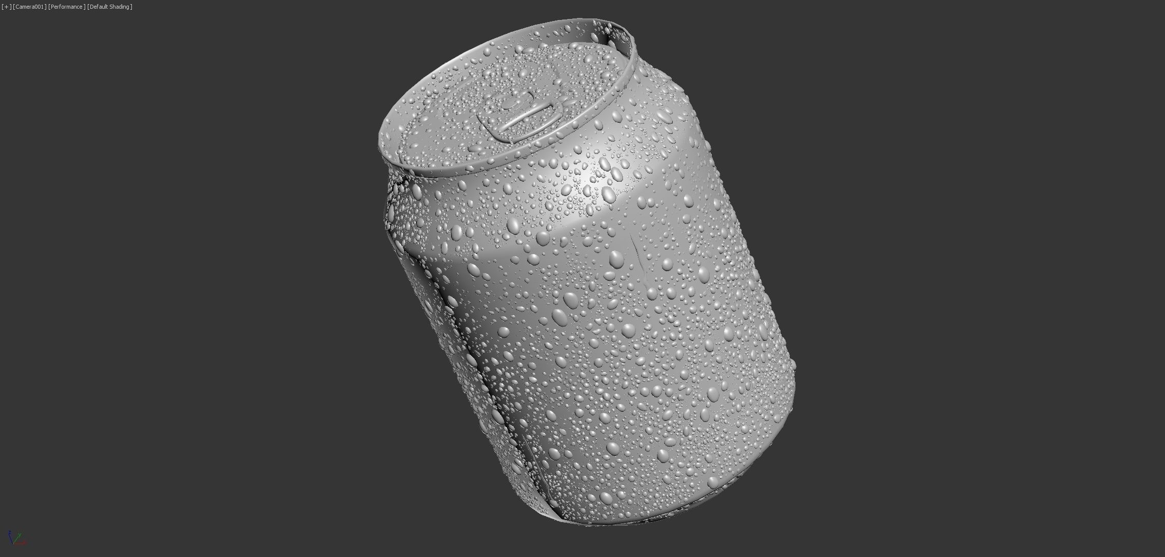 Can With Water Droplets 250ml 3D model_4