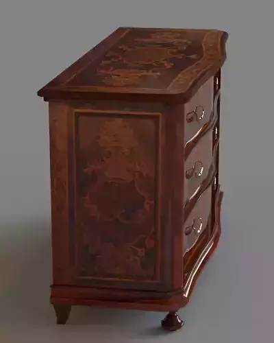 EB Rich inlay cabinet