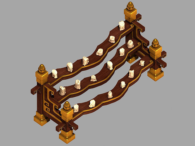 Dynasty Lighting - Candle Holder 02 3D model