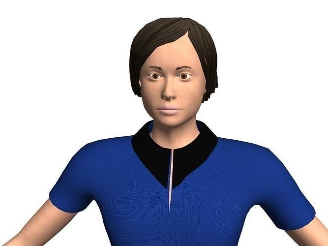 Male character Eely 3D model