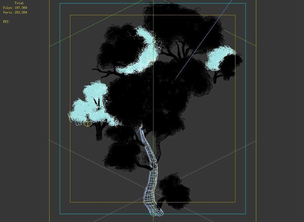 100 acres of forest - small tree 03 3D model_4