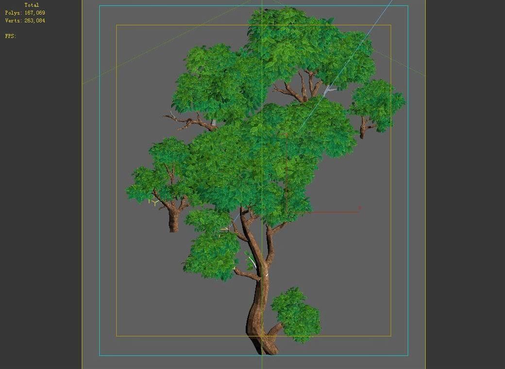 100 acres of forest - small tree 03 3D model_5