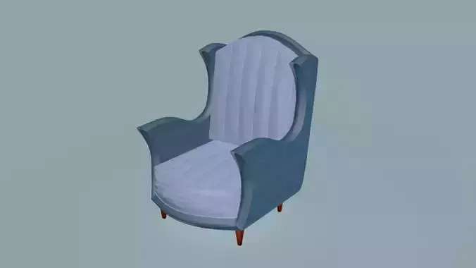 Bow Wingback Lounge Chair