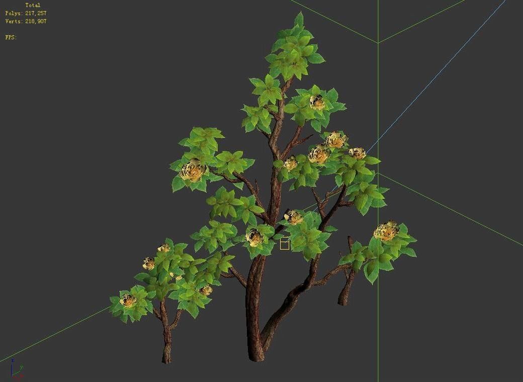 100 acres of forest - small tree 04 3D model_4