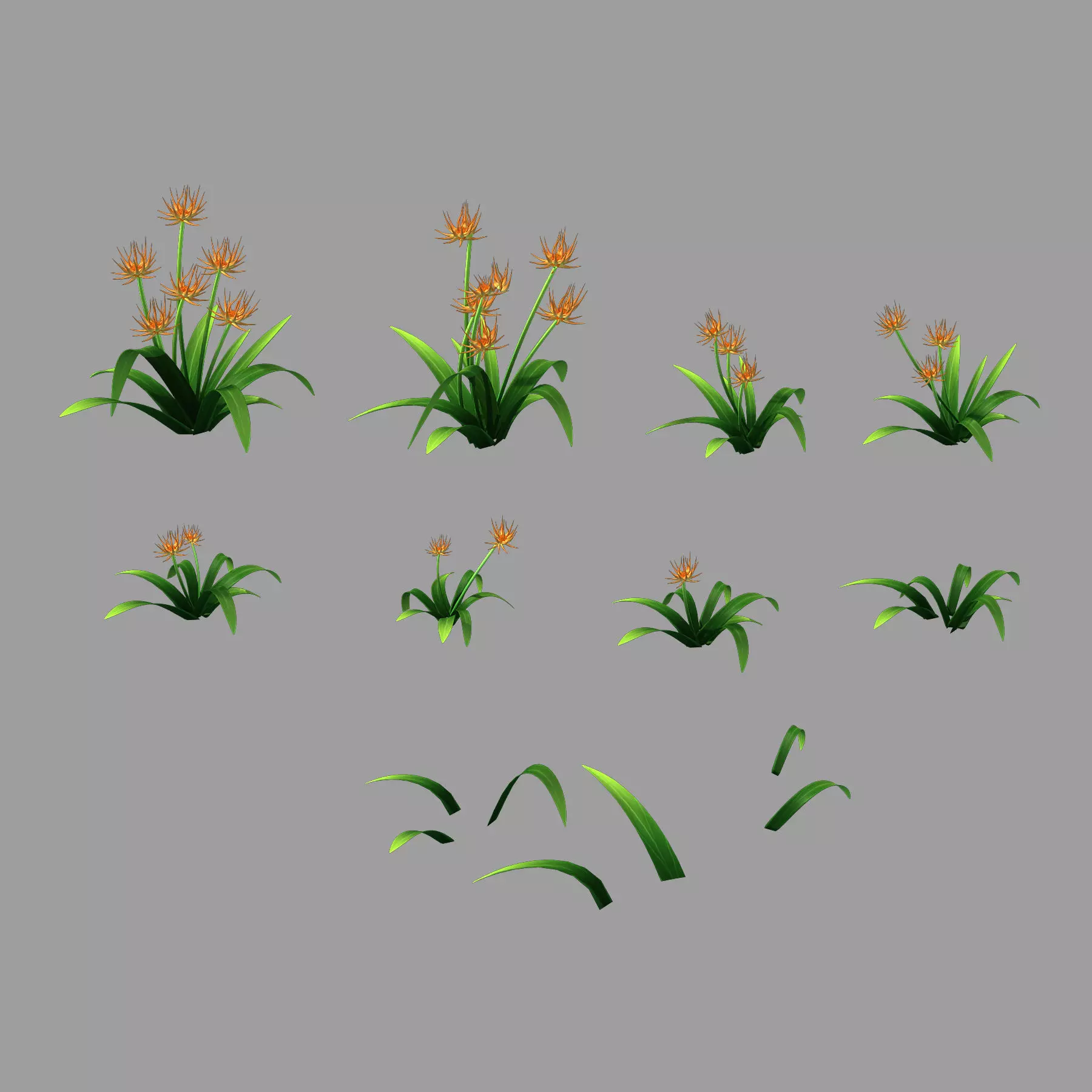 City - Thorn Grass 3D model_0